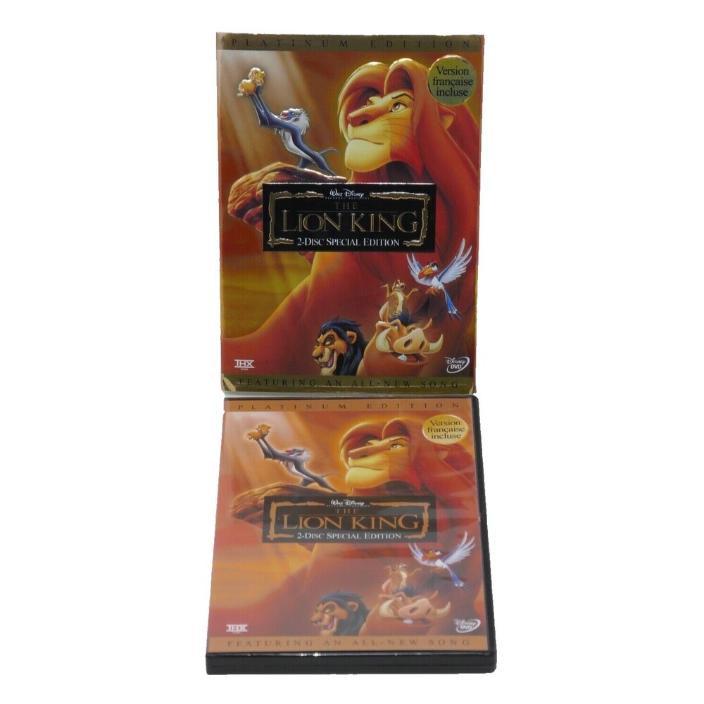 Walt Disney The Lion King (DVD, 2003, 2-Disc Set, Platinum Edition)